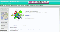 Desktop Screenshot of ethanol-e85.fr